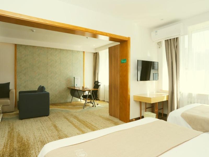 Greentree Inn Qiqihar University Wanda Square Express Hotel Exterior foto
